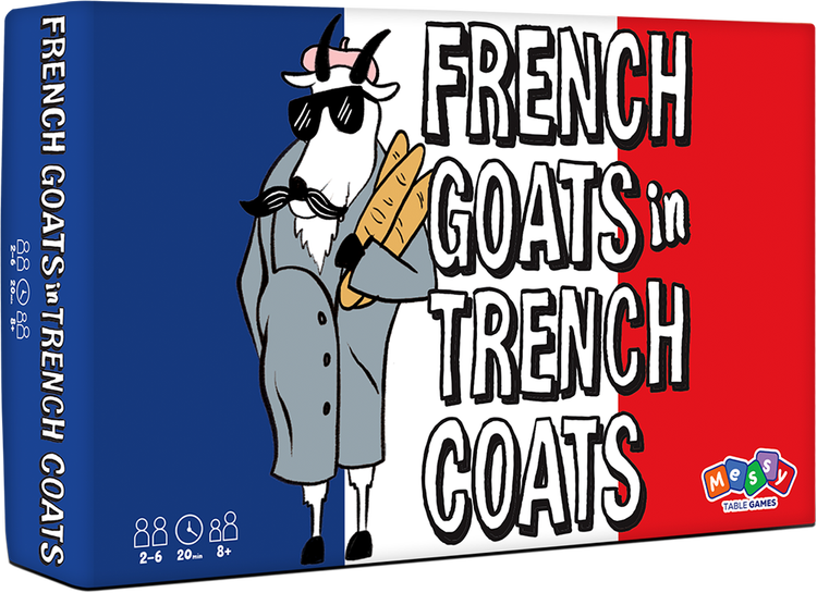 French Goats in Trench Coats Game Box